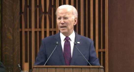 拜登稱為中國的進(jìn)步鼓掌