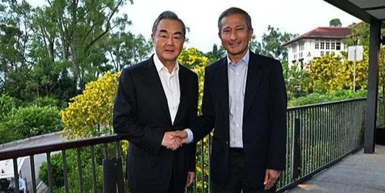 新加坡外長(zhǎng)因未打領(lǐng)帶向王毅道歉