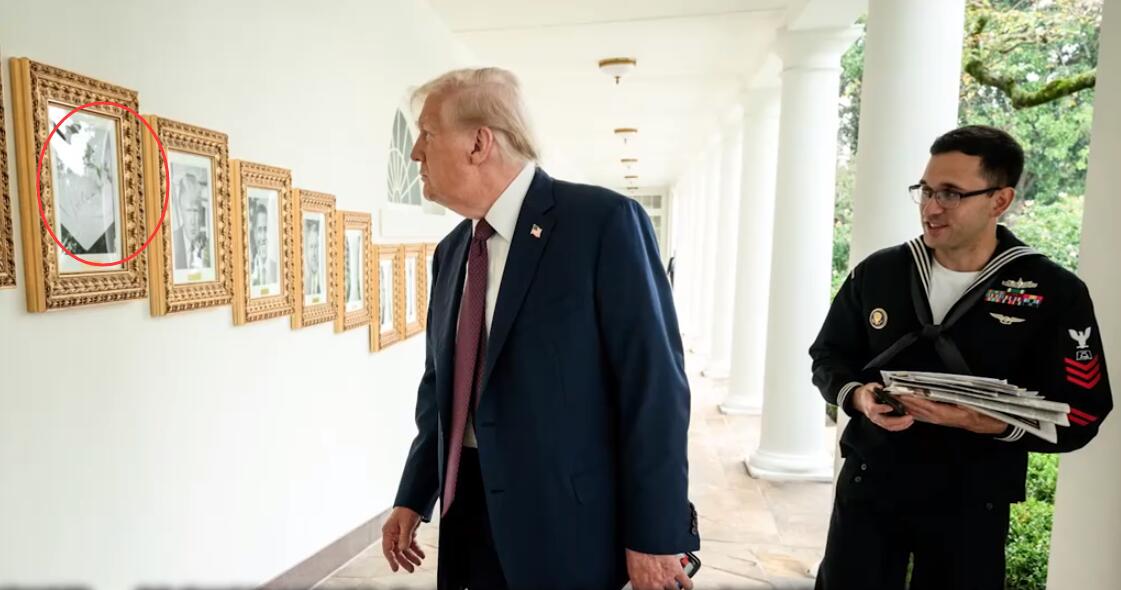 拜登肖像是根筆